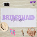 Search for bridesmaid beach towels Bachelorette party