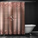 Search for faux rose gold shower curtains Pink