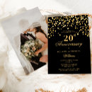 Search for 20th anniversary invitations Cheers to 20 years