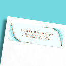 Search for blue gold glitter return address labels Agate