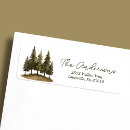 Search for forest baby shower return address labels Pine trees