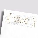 Search for white marble return address labels Geometric
