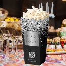 Search for silver favour boxes Black and silver
