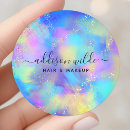 Search for holographic labels Beauty salon