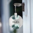 Search for floral key rings Silver