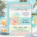 Search for cocktail pool party invitations Tropical