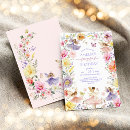 Search for fairy 1st birthday invitations Enchanted forest