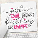 Search for girl mousepads Typography