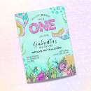 Search for little mermaid 1st birthday invitations Fish