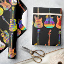 Search for guitarist wrapping paper Musician