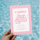 Search for last splash hens party invitations Pink