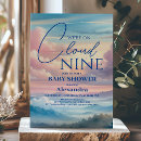 Search for rainbow clouds invitations Pastel