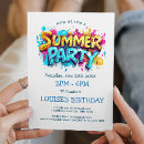 Search for graffiti party invitations Colourful