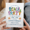 Search for starfish stamps birthday invitations Gender neutral