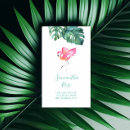 Search for pink flamingo business cards Professional