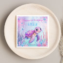 Search for sea turtle napkins Under the sea