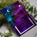 Search for cosmic wedding invitations Stylish simple and elegant