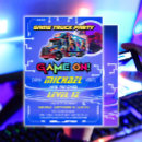 Search for game truck birthday invitations Arcade birthday party