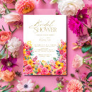 Search for floral bouquet bridal shower invitations Elegant stylish illustration