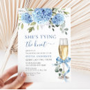 Search for blue hydrangea bridal shower invitations Rustic