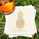 Search for pineapples napkins Gold