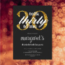 Search for chic 30th birthday invitations Talk thirty to me