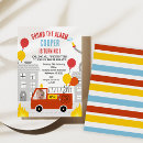 Search for sound the alarm birthday invitations Fireman