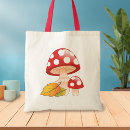 Search for mushroom tote bags Cartoon
