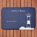 Search for lighthouse bath mats Navy blue