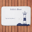 Search for lighthouse bath mats Navy blue