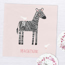 Search for zebra napkins Girl birthday
