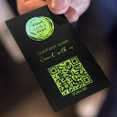 Search for fluorescent business cards Qr code