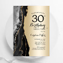 Search for foil 30th birthday invitations Faux gold foil