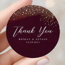 Search for deep red burgundy stickers For her