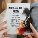 Search for rocker birthday invitations Cool
