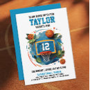 Search for basketball team party invitations Slam dunk