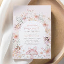 Search for mushroom baby pregnancy invitations Pink