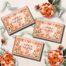 Search for fall rectangle wedding stickers Bridal shower