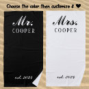 Search for honeymoon beach towels Newlyweds
