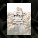 Search for chic rehearsal dinner invitations Minimalist