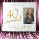 Search for 40th birthday backdrops Elegant