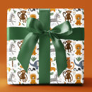 Search for animals of wild wrapping paper Cute