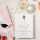 Search for palm tree hens party invitations Modern