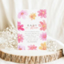 Search for bright flower baby shower invitations Mother to be