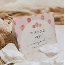 Search for strawberry thank you cards Berry sweet baby shower