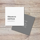 Search for hip business cards Minimalist