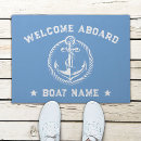 Search for welcome aboard doormats Captain