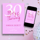 Search for thirty flirty and thriving invitations 30 years old