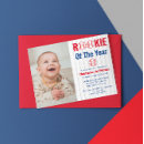 Search for year 1st birthday invitations Red