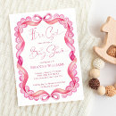 Search for preppy baby shower invitations Pink
